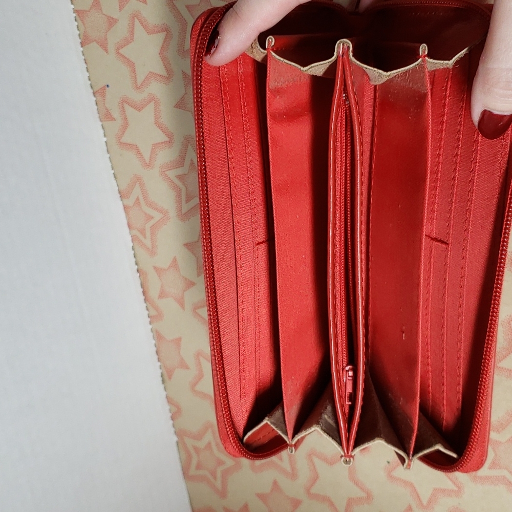 Rose Embossed Wallet, NWOT - Picture 5 of 8